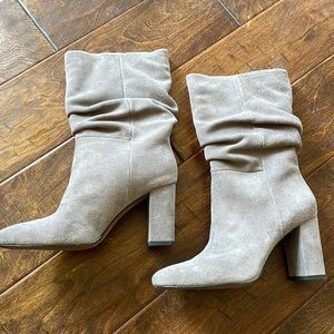 Banana Republic suede leather boots